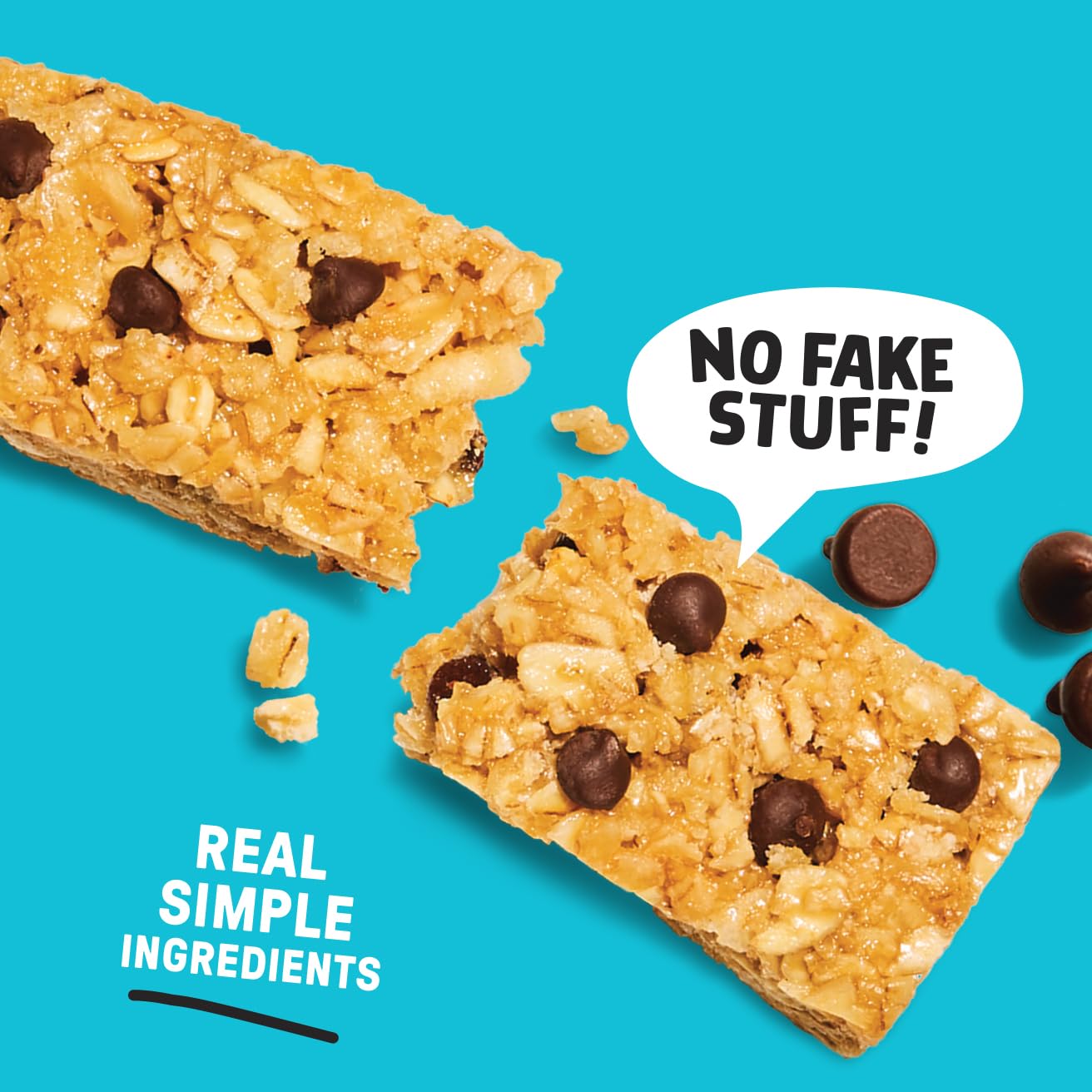 Junkless Chocolate Chip & Double Chocolate Chewy Granola Bars Twin Pack - Less Sugar  Great Tasting  Wholesome Snacks - 1.1 oz. Bars
