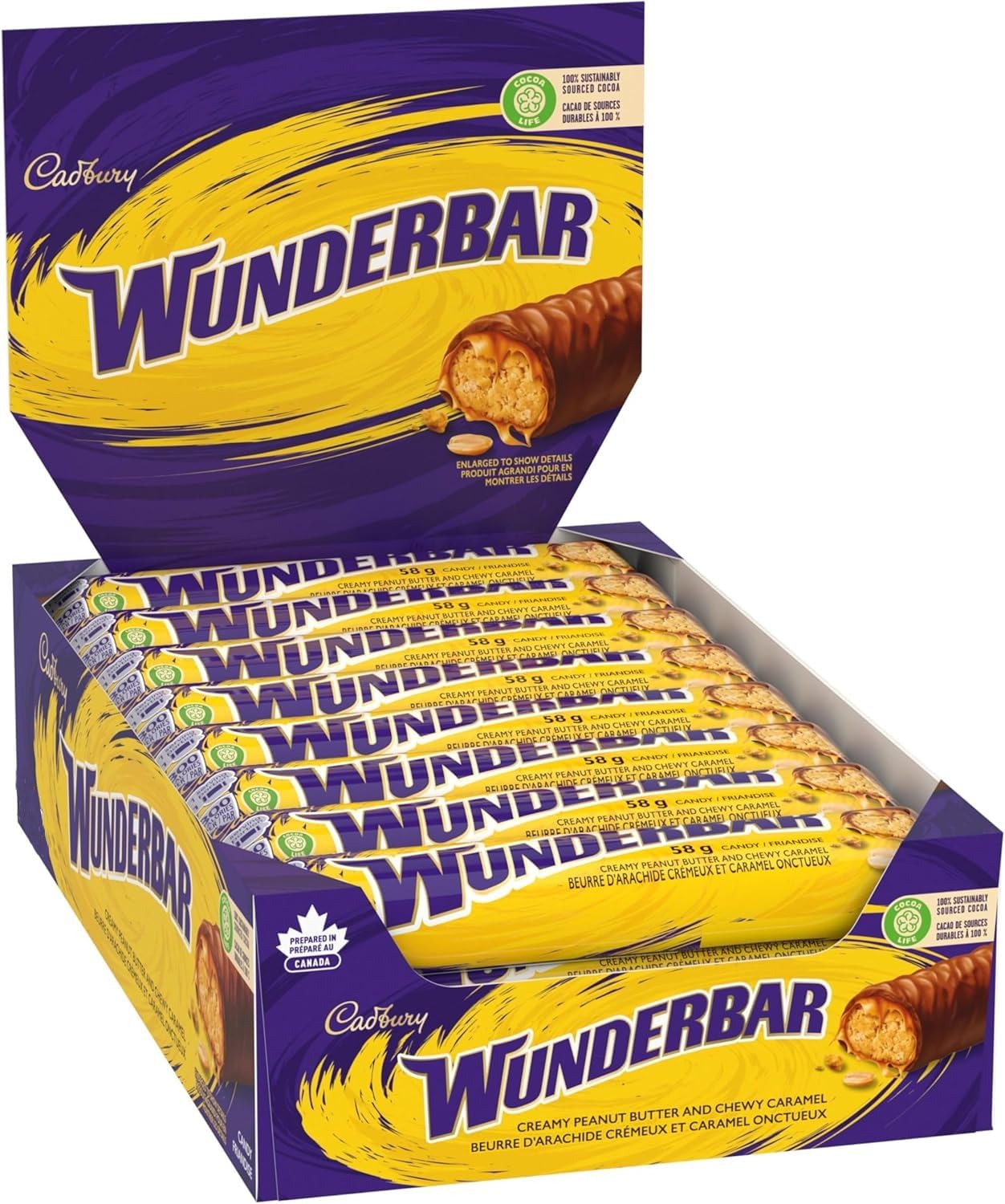Wunderbar Chocolate Bars  Full Size Candy Bars Bars 24x49g  1.18kg/41.6 oz