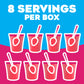 Jell-O Raspberry Sugar-Free Gelatin Mix (0.3 Oz Boxes, Pack Of 6)