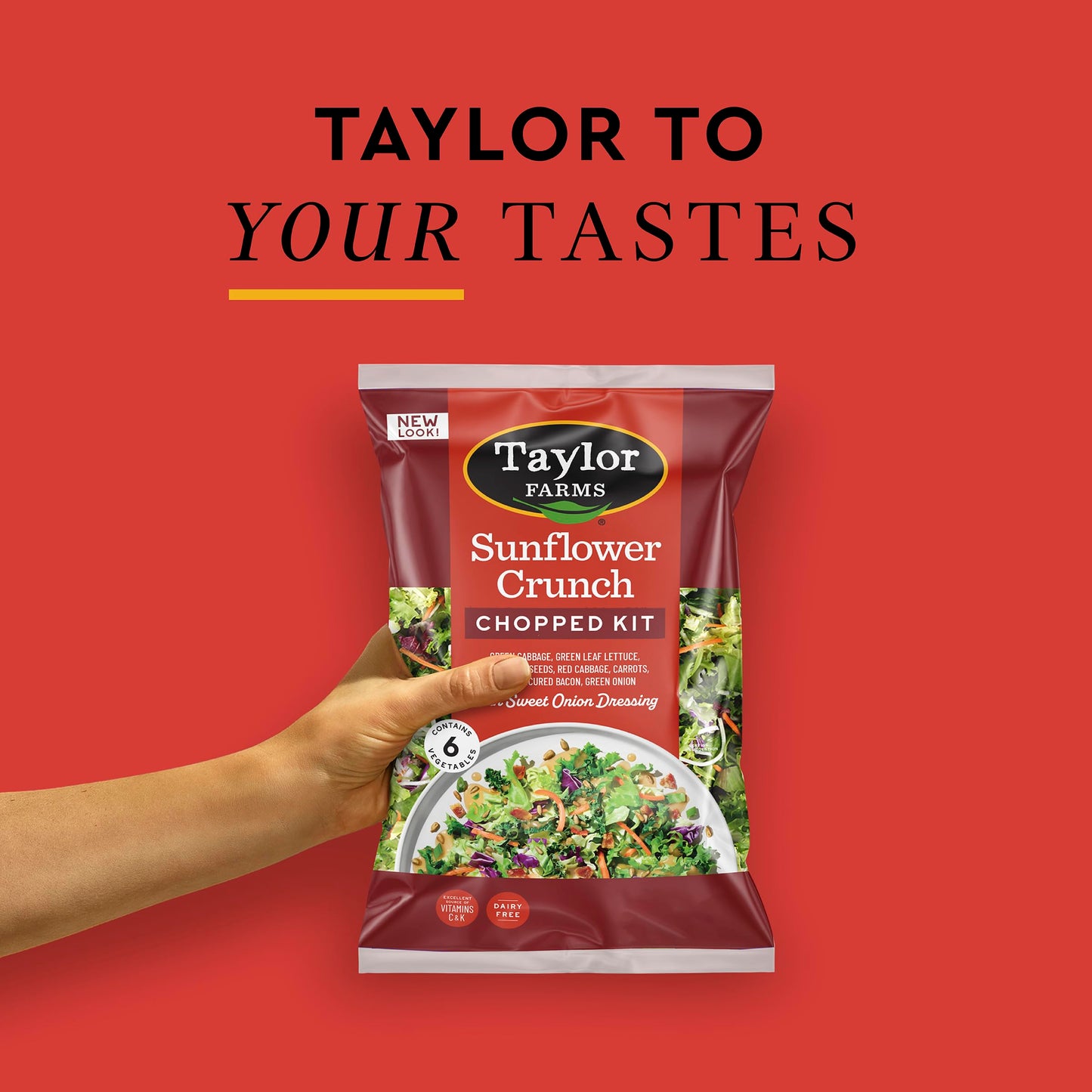 Taylor Farms Sunflower Crunch Chopped Salad Kit 12.85oz
