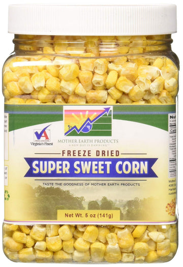 Mother Earth Products Freeze Dried Corn, Super Sweet, 5 Oz