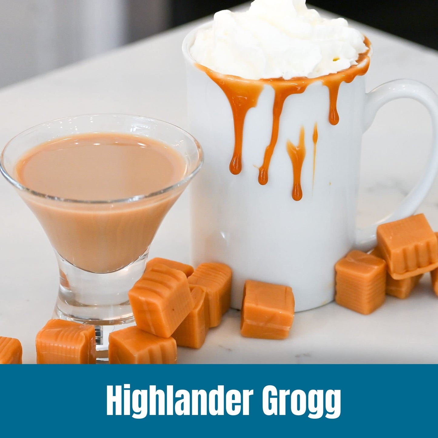 Door County Coffee - Highlander Grogg, Irish Creme And Caramel Flavored Ground Coffee - Medium Roast, Single Serve Cups - 10 Count