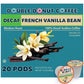 Double Donut Coffee Decaf French Vanilla Coffee Pods, Medium Roast, 20 Count, For Keurig K Cup Brewers