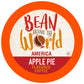 BEAN AROUND THE WORLD Flavored Coffee Compatible with 2.0 Keurig K Cup Brewers, Apple Pie, 40 Count Pack