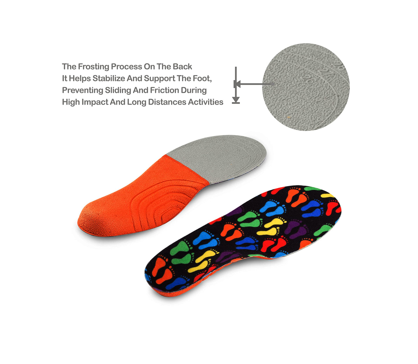 Orthotics Insole Kids - Orthotic Shoes Inserts For Flat Feet And Arch Support (Toddler 8-9.5)