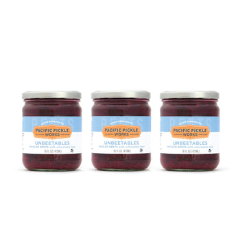 Pacific Pickle Works Unbeetables Savory and Spicy Pickled Beets 3-Pack 16oz
