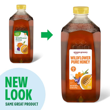large online retailer Grocery  Wildflower Pure Honey  80 Oz (Previously large online retailer Fresh  Packaging May Vary)