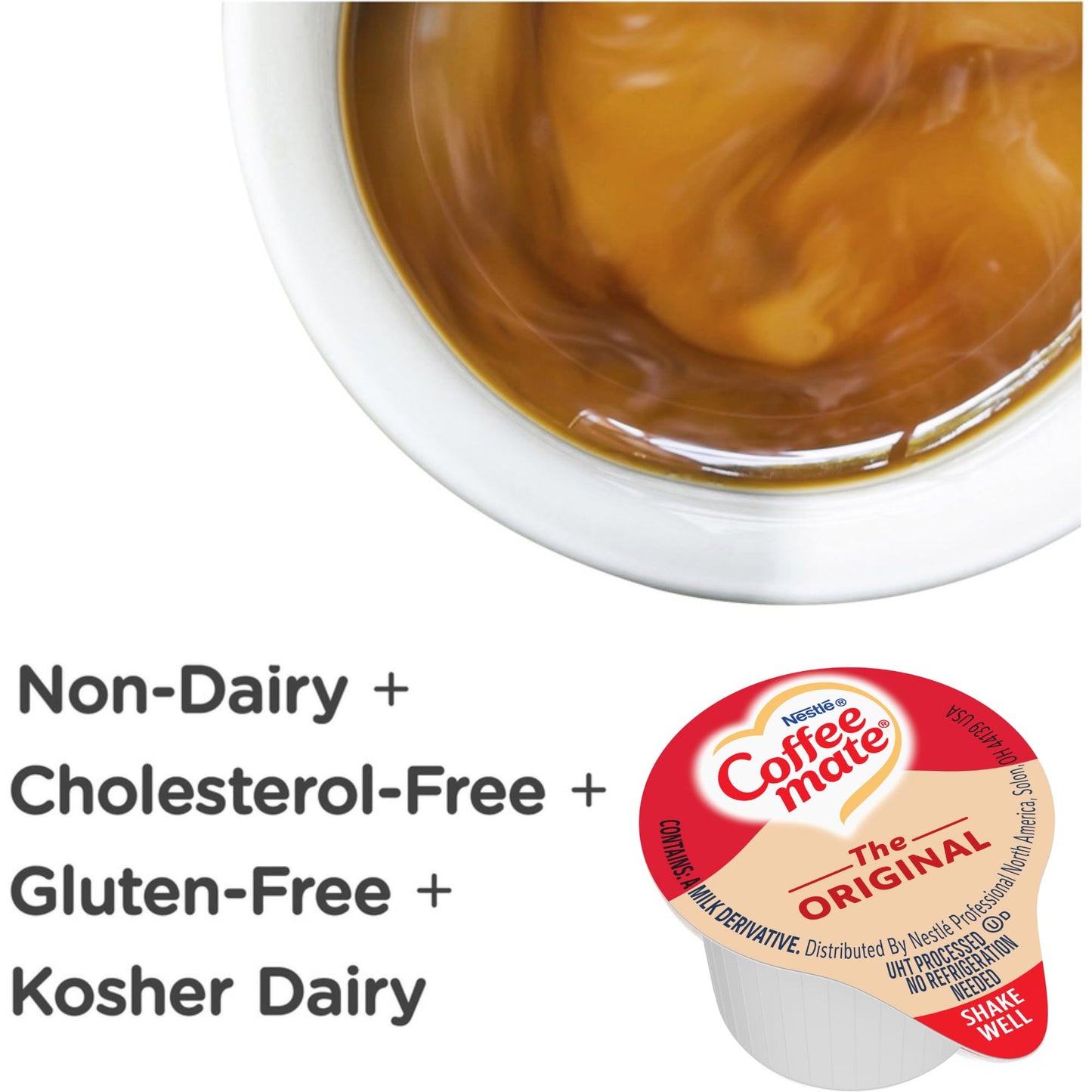Nestle Coffee Mate Liquid Coffee Creamer Singles, Original, 50 Ct Box