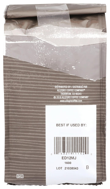Allegro Coffee Mocha Java Ground Coffee, 12 Oz