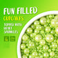 Green Sprinkles For Cake Decorating Easter Sprinkles For Cookie, Edible Sugar Pearls Mixing Sizes For Cupcake Topper, Cookies, I