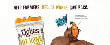 Uglies Hot Honey Sweet Potato Kettle-Cooked Potato Chips, Gluten-Free Snacks, Kosher-Friendly, Non-Gmo Chips, Snacks For Kids Or