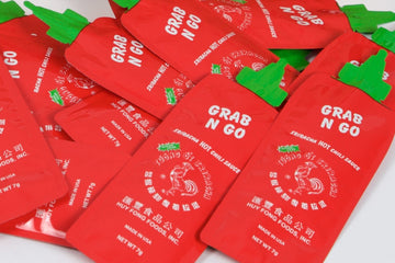 Grab N Go Huy Fong Sriracha Hot Chili Sauce Packets (200 Pack)