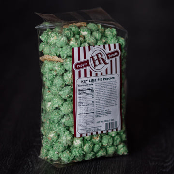 Hr Poppin' Snacks Key Lime Popcorn | Made In Small Batches | Party Popcorn | Vibrant, Fresh Flavor | Key Lime Pie Popcorn | Swee