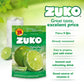 Zuko Lime Instant Powder Drink Family Pack  14.1 oz  Pack of 6