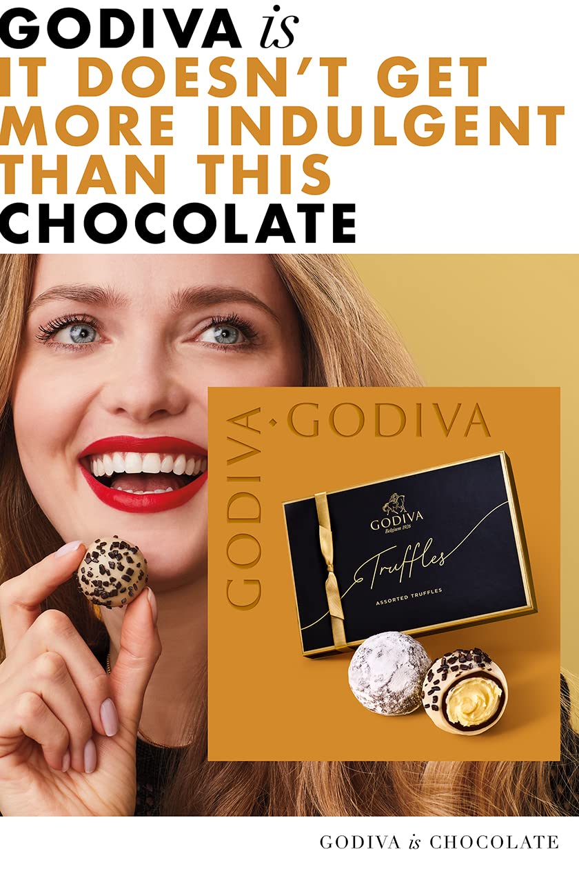 Godiva Chocolatier Birthday Truffles Assorted Chocolate Gift Box, 12 Pc.