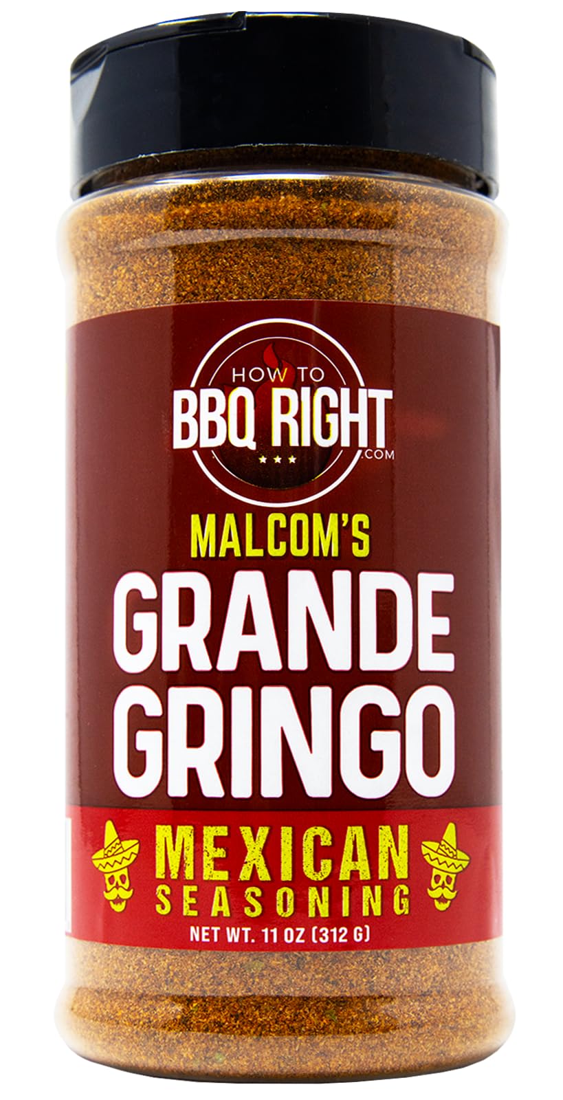 Malcom'S Seasoning Grande Gringo | Spicy Mexican Seasoning For Bbq, Grill, Tacos, Dips, Even Margaritas | 11 Ounces