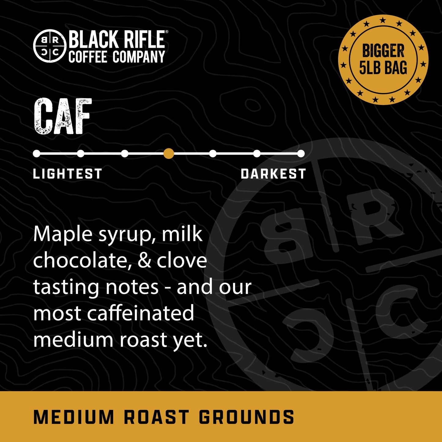 Black   Coffee Company Ground Coffee, Medium Roast, 5 lb Bag, Arabica Blend