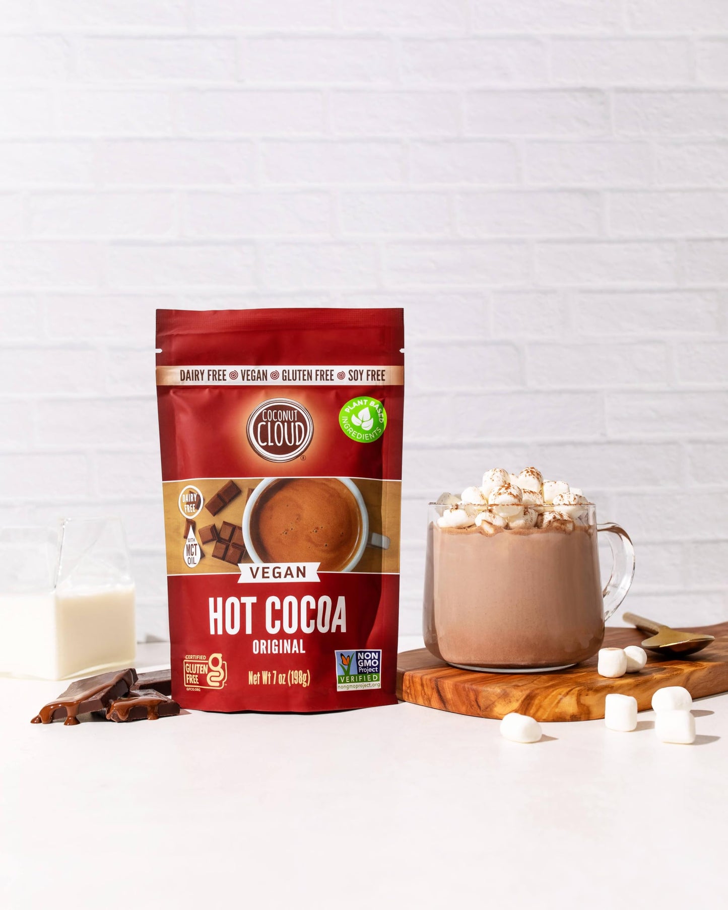 Coconut Cloud: Dairy-Free Instant Hot Cocoa Mix | Vegan, Natural, Delicious, Creamy Plant Based Chocolate (Made In Colorado From