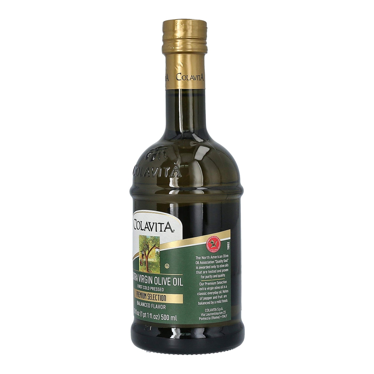 COLAVITA Extra Virgin Olive Oil, 17 Fl Oz, Pack of 2, Premium Quality Cooking Oil