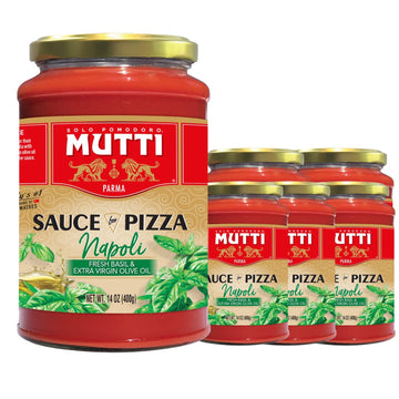 Mutti - Sauce Pizza Basil Evoo - Case Of 6-14 Oz
