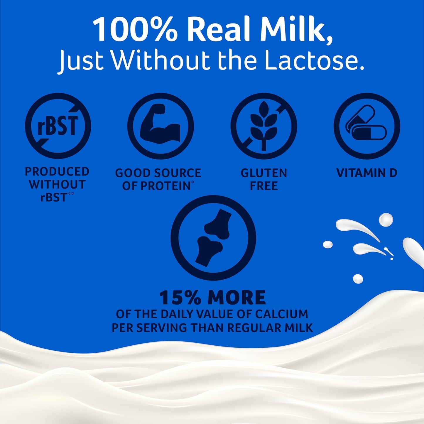 Lactaid 2% Reduced Fat Milk, Calcium Enriched, 64 fl oz
