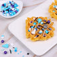 Cobakey Galaxy Star Sprinkles - Pearl Sugar Mix for Cake Decorating, Cupcake Toppers, Ice Cream & Cookie Decorations, 4.23oz