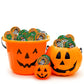 Fruidles Halloween Monster Money Coins Munny, Trick-Or-Treat Party Bag Fillers, Individually Wrapped in Orange, Green, Silver Co