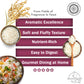 Pride Of India - Thai White Jasmine Rice - Fragrant Hom Mali Rice, 3 Lbs Jar