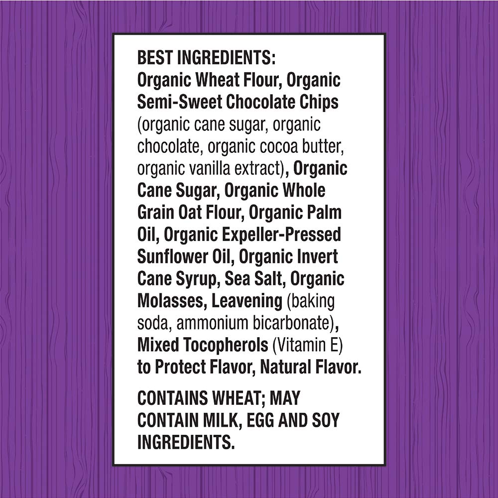 Annie'S Organic Chocolate Chip Cookie Bites 10 Ct, 10.5 Oz (Pack Of 6)