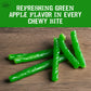Green Apple Licorice Twists Pack of 3 - Fat-Free Old Fashioned Licorice - Gourmet Green Apple Liquorice | Soft & Chewy Texture w