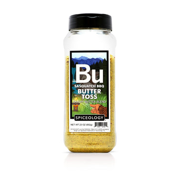 Sasquatch BBQ - Butter Toss - Savory Butter Seasoning Blend from Spiceology - Use On: Steak, Chicken, Pasta, Popcorn and Potatoe