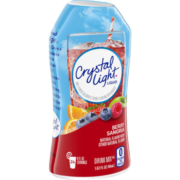 Crystal Light Liquid Berry Sangria Drink Mix (1.62 Oz Bottle), 2 Pack