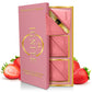 Ignite Chocolate Bars - Enhanced Strawberry Flavor Chocolate Squares For Couples - 60% Cocoa, Vegetarian - Crafted With Selected Ingredients For A Delightful Experience - Ideal For Men & Women