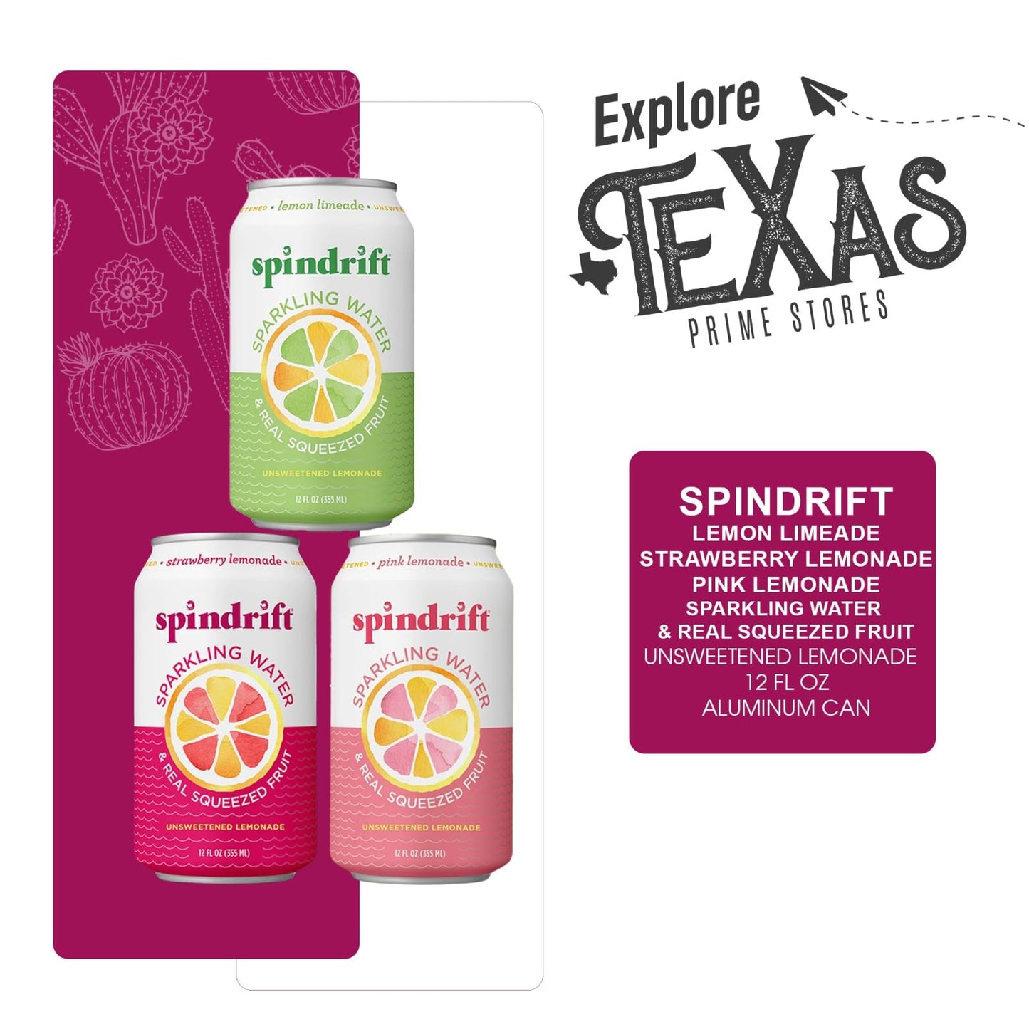 Spindrift Lemonade Collection 20- Pack Of Sparkling Water & Real Squeezed Fruit 12 Fl Oz Can