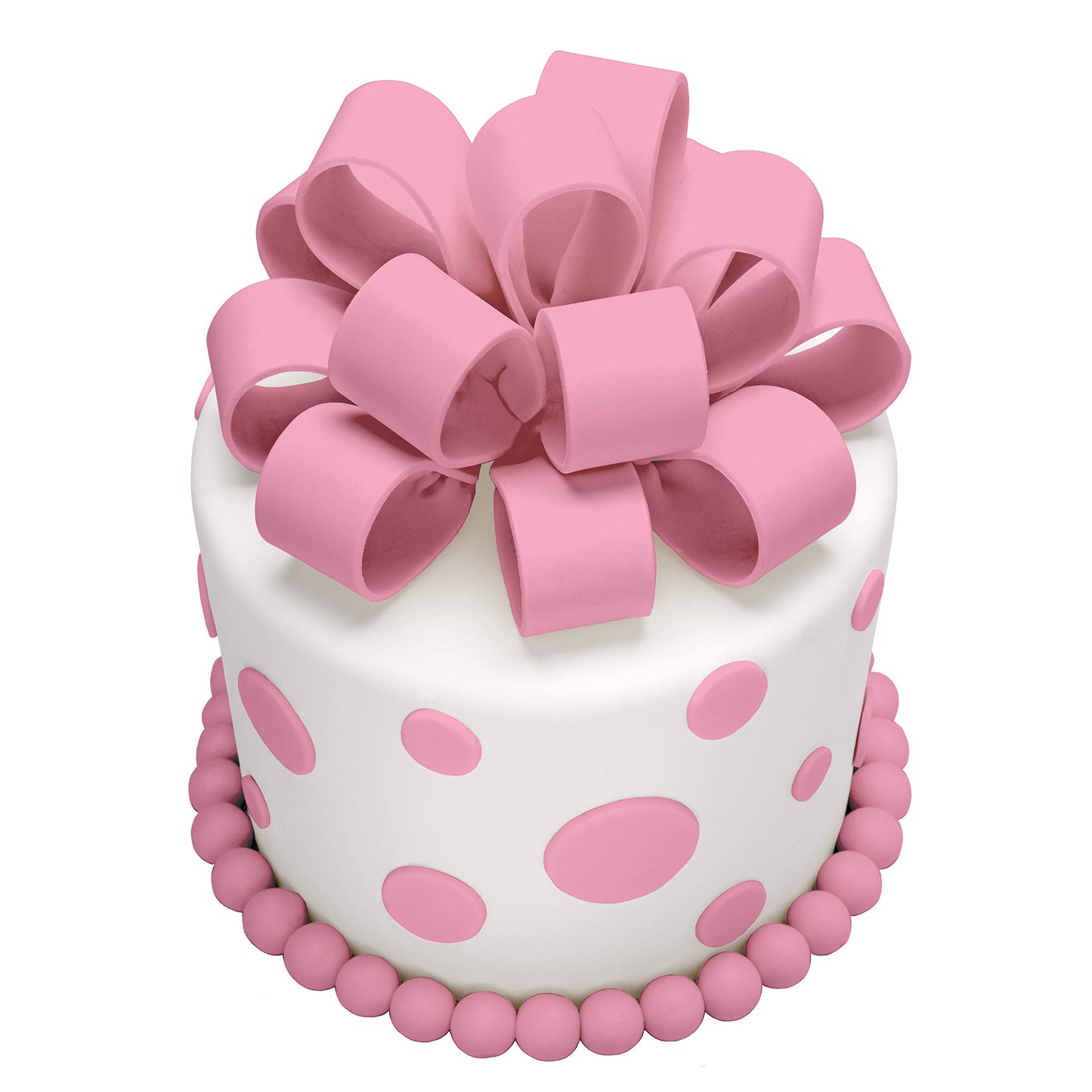 Satin Ice Baby Pink Fondant, Vanilla, 2 Pounds