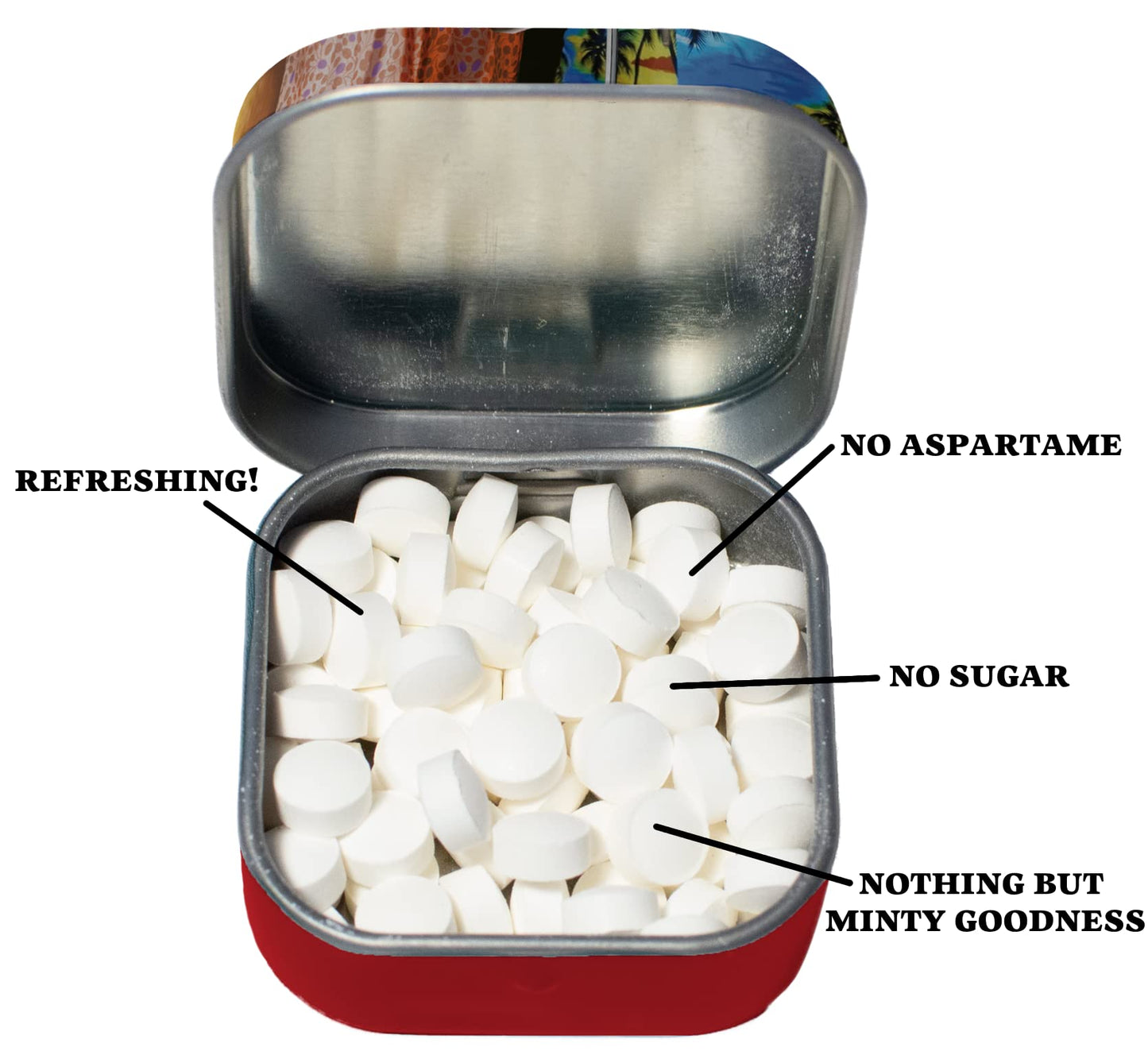 The Unemployed Philosophers Guild Retiremints Breath Mints - 1 Tin, Net Wt .4Oz (12G)