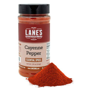Lane's Cayenne Pepper Powder, All-Natural Cayenne Red Peppers Powder, Goes Well With Meat & Veggies Cayenne Hot Pepper Powder, M