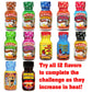 ASS KICKIN Hot Sauce Challenge Gift Set - 12 x 0.75 oz Bottles - Premium Gourmet - Red