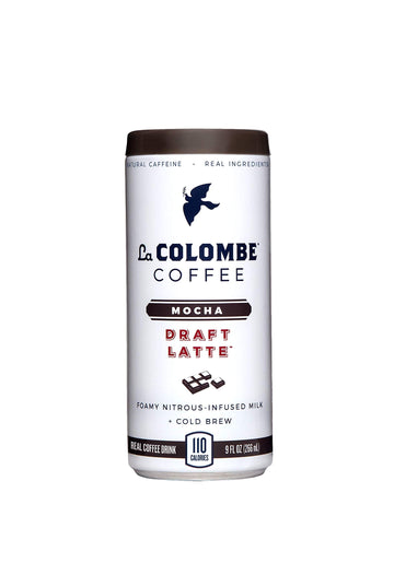 La Colombe Mocha Draft Latte - 9 Fl Oz - Cold-Pressed Espresso and Frothed Milk + Dark Chocolate - Made With Real Ingredients - Grab And Go Coffee