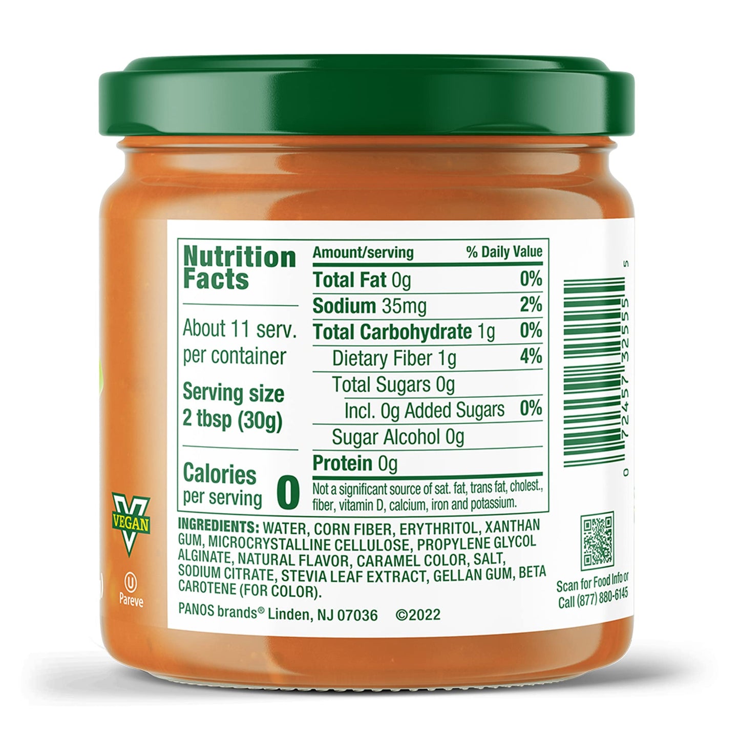 Walden Farms Caramel Dipping 12 oz Jar - Thick & Creamy, Smooth and Sweet, Vegan, Paleo and Keto Friendly, 0g Net Carbs - Desser