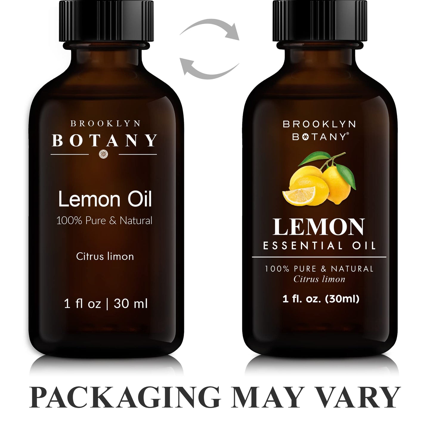 Brooklyn Botany Lemon Essential Oil - 100% Pure And Natural - Therapeutic Grade Essential Oil With Dropper - Lemon Oil For Aroma