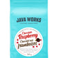 Java Works Coffee - Chocolate Raspberry Flavored Coffee | 12 ounces | Medium Roast | Whole Bean | No Sugar Added