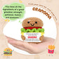 Avboda Mini Grandma Birthday Gifts From Granddaughter Grandson Handmade Crochet Burger Thankving Day Christmas For New Grandmother Great Grandma Nana Gigi Grammy Christmas Stocking Stuffers Ideas