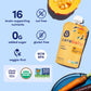 Cerebelly Organic Baby Food Pouches, Carrot Pumpkin Purees, 16 Nutrients, No Added Sugar, Fiber & Non-Gmo, 4Oz, 12 Pack