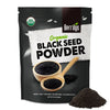 Berrilys Organic Black Seed Powder - Nigella Sativa, Ground Kalonji, Black Cumin for Baking, Bread Making, Cooking, Smoothies, C