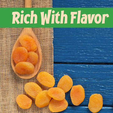 Sincerely Nuts - Dried Turkish Apricots | One Lb. Bag | Healthy Pitted Apricot Fruit | Raw Vegan Snack | Dehydrated | Sweet Gour