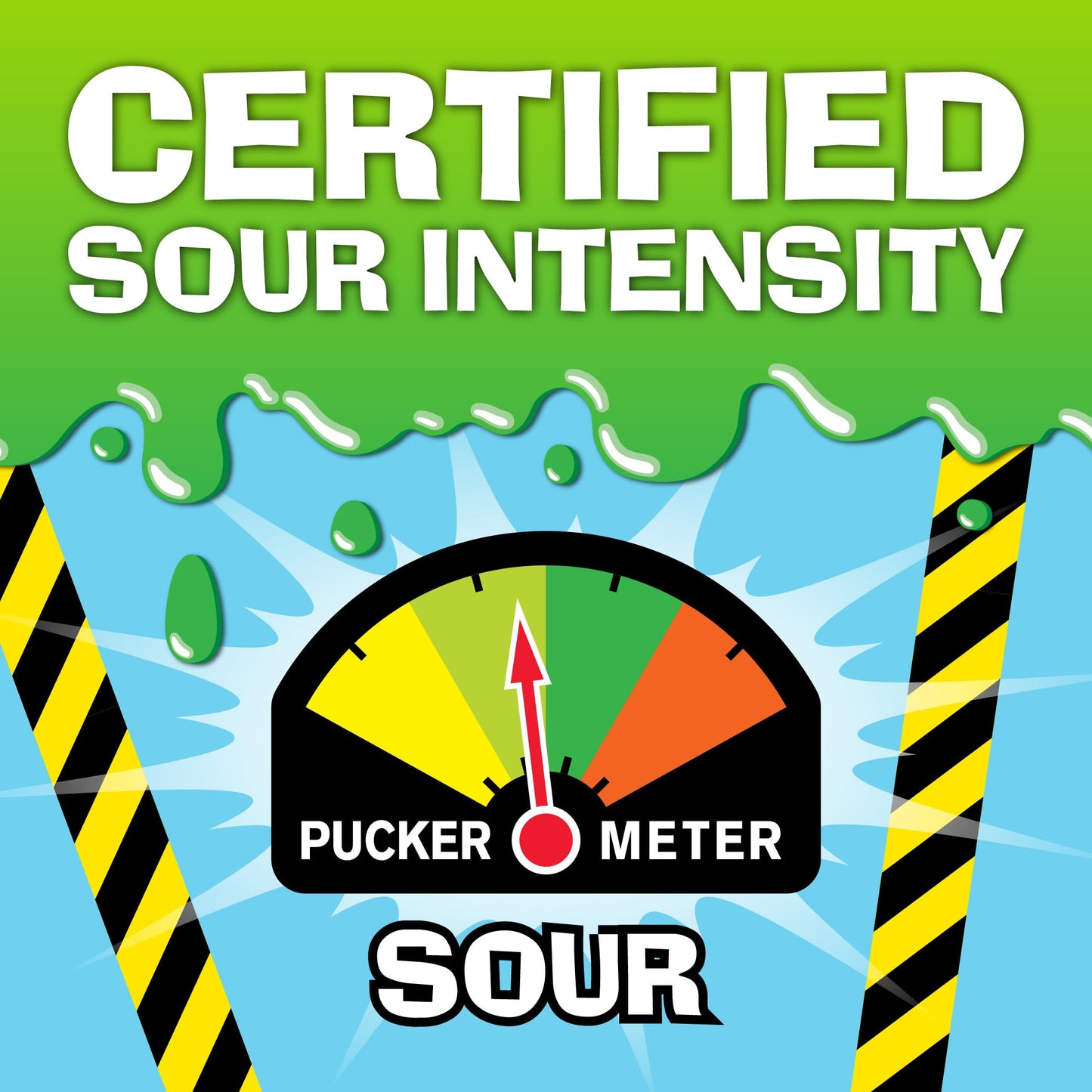 Toxic Waste - Slime Licker 2.0 - Sour Liquid Candy - Flavors: 1 Strawberry & 2 Blue Razz - 2 Oz. Bottles - 3 Pack