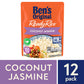 BEN S ORIGINAL Ready Rice Coconut Jasmine Flavored Rice, Easy Dinner Side, 8.5 oz Pouch (Pack of 12)
