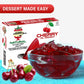 Natural Jello Dessert Mix - Vegan Jello By Garden Desserts [Cherry] Gluten Free, Dairy Free, Non Gmo, Kosher Gelatin Free Jello,