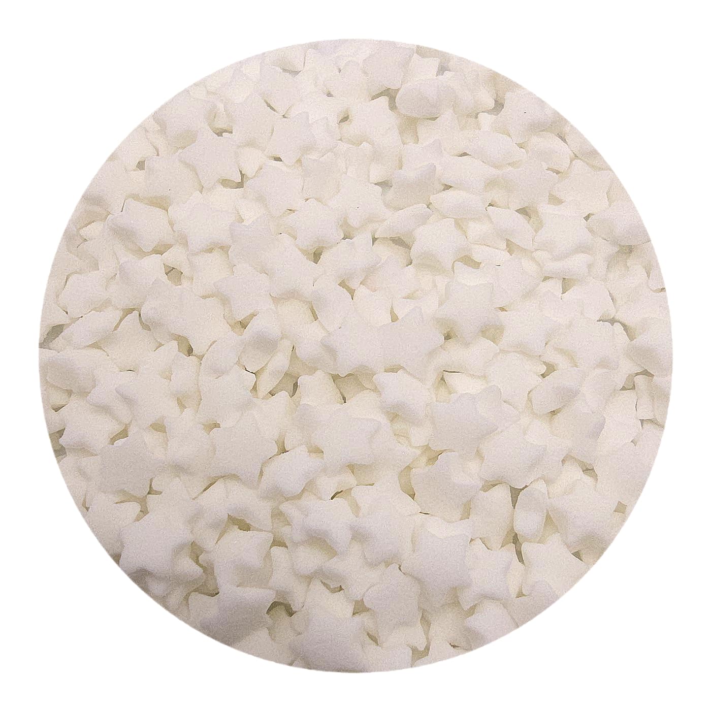 NCS White Stars Edible Sprinkles, 8 ounces - Great for Cupcakes, Cookies, Cakes, Donuts, Cakes Pops